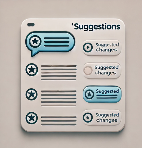 Canvas Vorschläge-Feature: Inline-Änderungsvorschläge wie in Word